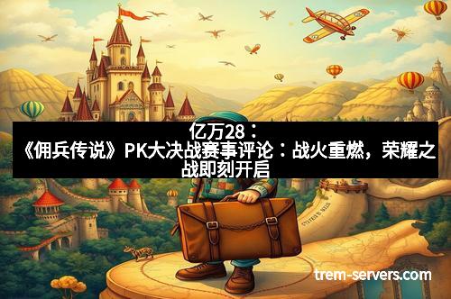 亿万28：《佣兵传说》PK大决战赛事评论：战火重燃，荣耀之战即刻开启