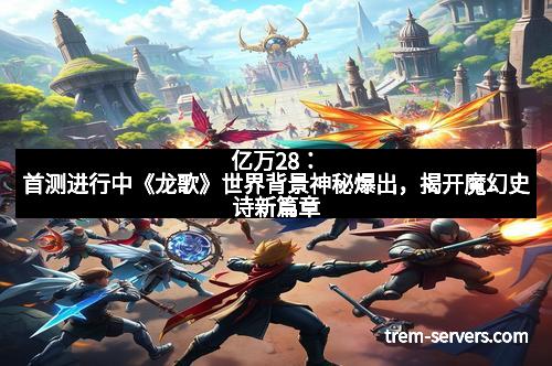 亿万28：首测进行中《龙歌》世界背景神秘爆出，揭开魔幻史诗新篇章